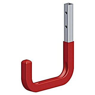 Wandhaken Typ 4 Rot (L x H: 140 x 115 mm, Belastbarkeit: 30 kg)