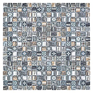 Mosaikfliese Quadrat Crystal XCM RW99 (30 x 30 cm, Mehrfarbig, Matt)