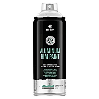 mtn Pintura en spray Llantas (Brillante, 400 ml, Aluminio)