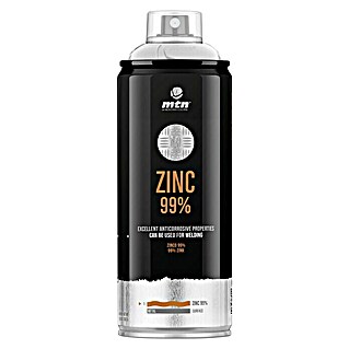 mtn Spray de zinc puro 99% (Zinc, Mate, 400 ml)