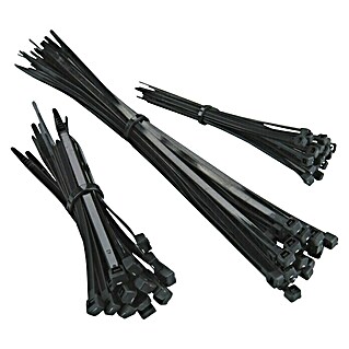 Voltomat Set de bridas para cables (Negro, 75 uds., 2,5 x 100 mm)