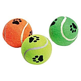 Karlie Hundespielzeug Tennisball-Set (Durchmesser: 6 cm, Gummi)