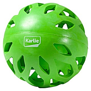 Karlie Hundespielzeug Gitterball (Durchmesser: 14 cm, Gummi, Grün)