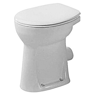 Duravit DuraVital Stand-WC Sudan (Mit Spülrand, Ohne Spezialglasur, Spülform: Flach, WC Abgang: Senkrecht, Weiß)