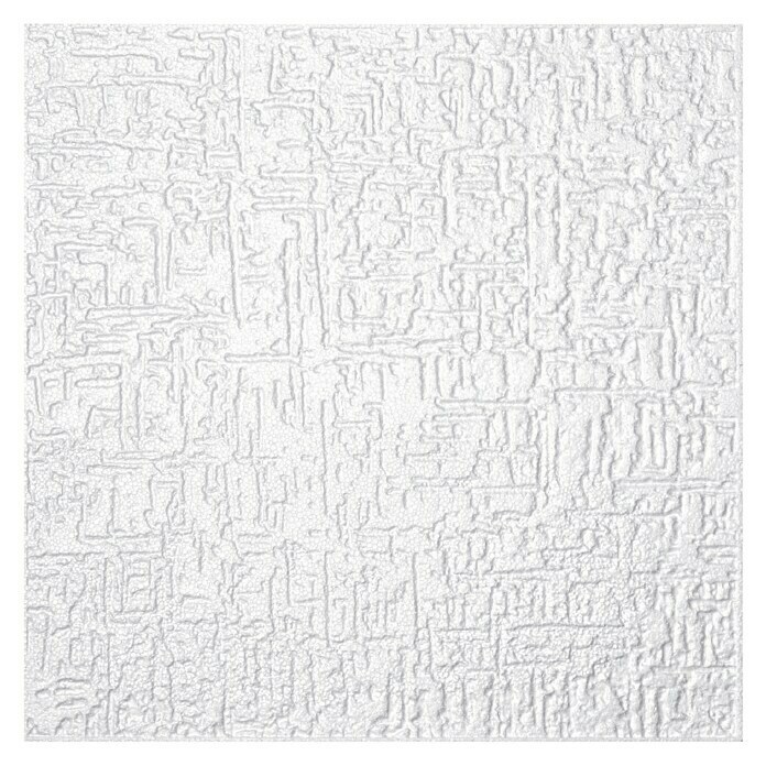Deckenplatte D 80 (50 x 50 cm, Weiß, 2 m², Polystyrol geschäumt) | BAUHAUS