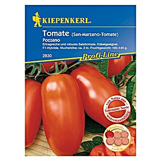 Kiepenkerl Profi-Line Gemüsesamen Tomate (Pozzano F1, Solanum lycopersicum, Erntezeit: Juli - Oktober)