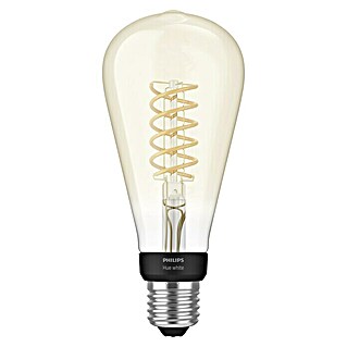 Philips Hue LED žarulja (E27, 7 W, Topla bijela, ST72, Može se prigušiti)