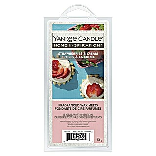 Yankee Candle Home Inspirations Duftwachs (Strawberries & Cream, 75 g)
