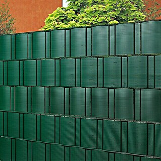 Sichtschutzstreifen (251,5 x 19 cm, PVC, Grün, Gestreift)