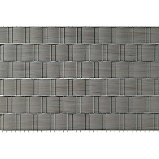 Sichtschutzstreifen (201,5 x 19 cm, PVC, Silber)