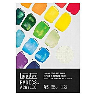 Liquitex Basics Akrilni blok za crtanje (300 g/m², DIN A5, Broj listova: 12 Kom.)