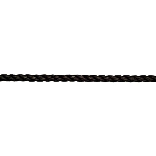 Robline Cuerda de amarre a metros (Diámetro: 8 mm, XLF, Negro)
