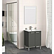 Mueble de lavabo Fran (46 x 60 x 85 cm, Antracita)
