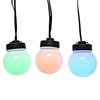 Guirnalda luminosa LED Globo (Para exterior, 950 cm, 20 luces, Color de luz: Multicolor)
