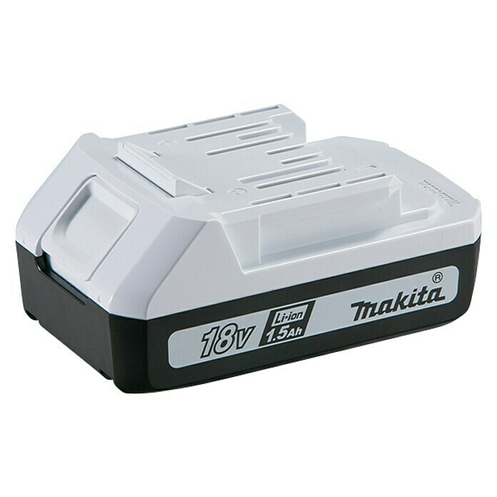 Makita Taladro atornillador percutor de batería HP457DWE (18 V, Iones de litio, 1,5 Ah, 2 baterías, Número de revoluciones de marcha en vacío: 0 - 1.400 r.p.m.) | BAUHAUS