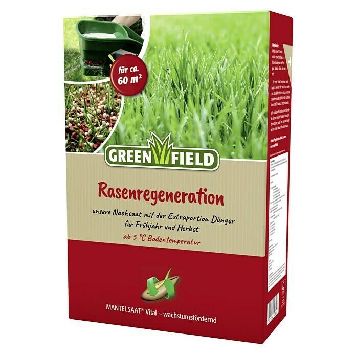 Greenfield Nachsaat-Rasen Rasenregeneration 