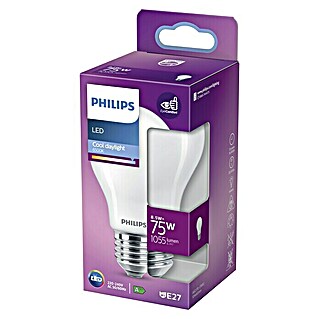 Philips Bombilla LED Classic CDL (E27, 75 W, A60, 1.055 lm)
