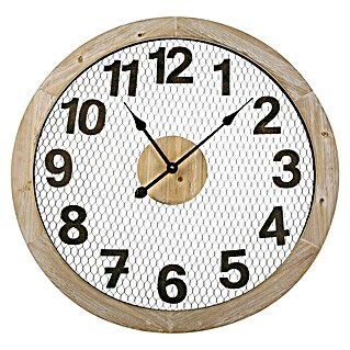 Reloj de pared Madera (Madera, Diámetro: 70 cm)