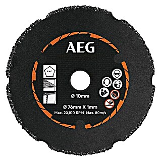 AEG Powertools Trennscheibe AAKMMAC01 (Durchmesser Scheibe: 76 mm)