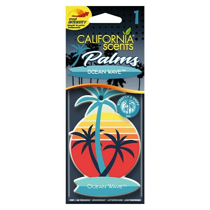 California Scents Lufterfrischer Palms Paper 