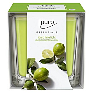 Ipuro Essentials Duftkerze (Im Glas, Lime Light)