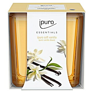 Ipuro Essentials Duftkerze (Im Glas, Soft Vanilla)