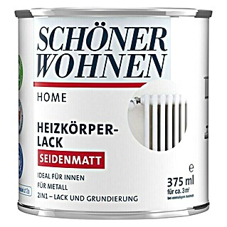 SCHÖNER WOHNEN-Farbe Home Heizkörperlack (Weiß, 375 ml, Seidenmatt)