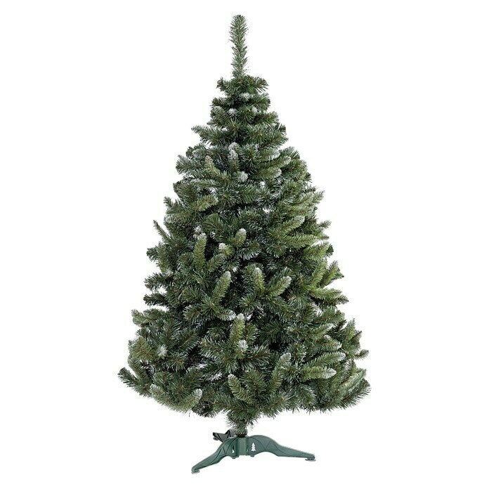 Umjetno božićno drvce klasično s bijelim vrhovima 