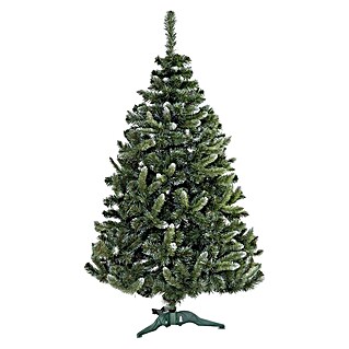 Umjetno božićno drvce klasično s bijelim vrhovima (Visina: 150 cm)