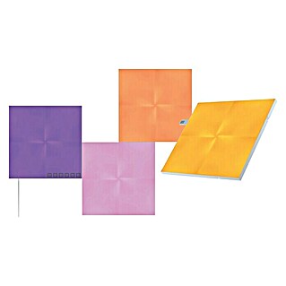 Nanoleaf LED-Panel Canvas Starter 4er Set  (L x B x H: 15 x 15 x 1 cm, Weiß, RGB)