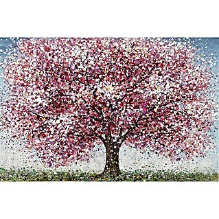 Handgemaltes Bild Canvas Tree Pink (Canvas Tree Pink, B x H: 150 x 100 cm)