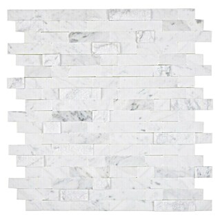 Zelfklevend mozaïek SAM 4NM22 (30 x 27,5 cm, Natuursteen, Wit)