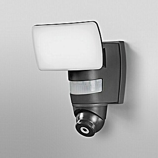 Osram Smart+ LED-Außenwandleuchte Wifi Flood Camera (24 W, 169 x 163 x 250 mm, Dunkelgrau, IP44)