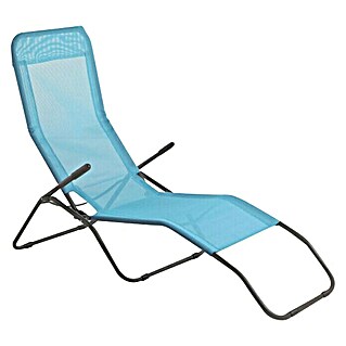 Stolica za plažu Marissa (137 x 59 x 105 cm, Tekstil, Tirkizno)