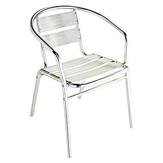 Vrtna stolica koja se može slagati jedna na drugu (Širina: 54 cm, Aluminij)