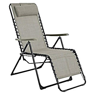 Sunfun Sklopiva stolica s pozicijama Lea (Š x D x V: 88 x 64 x 110 cm, Taupe)