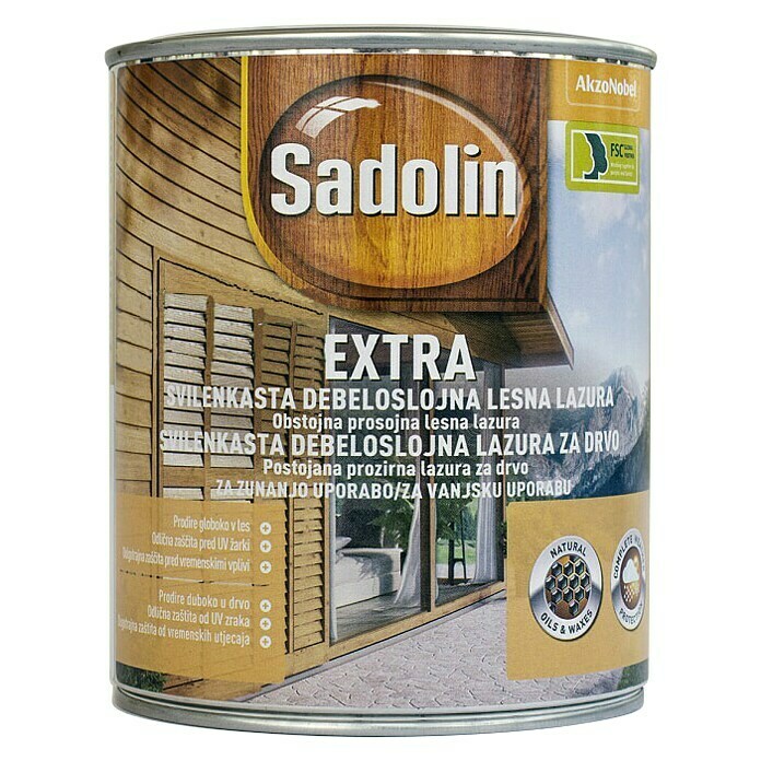 Sadolin Lazura za zaštitu drva Extra 