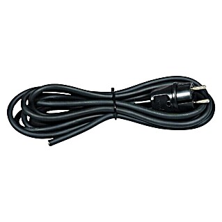Commel Priključni kabel H05VV-F 2×1 (Crne boje, 3,5 m)