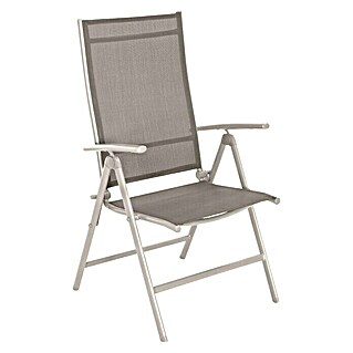 Sunfun Sklopiva stolica s pozicijama Lea (Taupe, S podesivim naslonom za leđa)