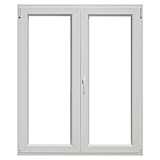 Dvostruki prozor s kvakom (Š x V: 100 x 120 cm, DIN desno, Bijele boje)