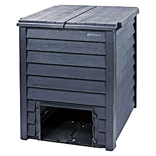 Garantia Komposter Thermo-Wood mit Bodenplatte (400 l, 72 x 72 x 90 cm)