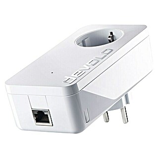 Devolo Netzwerkadapter Erweiterung LAN Komfort Plus (1 x Schukostecker (Typ F), 1 x RJ45-Buchse, Weiß)