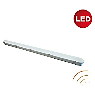 LED-Feuchtraum-Lichtleiste (36 W, Länge: 125 cm, Bewegungssensor, Neutralweiß, IP65)