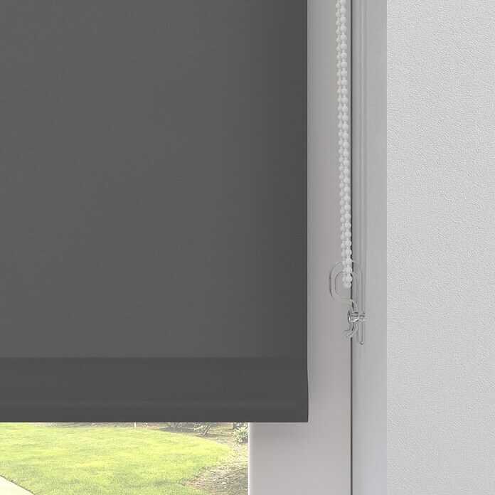 Rollo Mini Basic (B x H: 120 x 150 cm, Grau, Tageslichtdurchlässig)