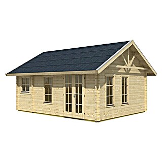 Skan Holz Gartenhaus Bern 2 (B x T: 500 x 640 cm, Holz, 23,52 m², Wandstärke: 45 mm, 19 mm Dachschalung mit Konter- & Dachlattung)