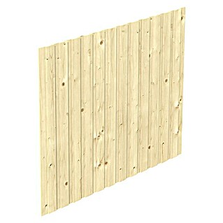 Skan Holz Seitenwand (B x H: 230 x 180 cm, Passend für: Skan Holz Carports, Natur)
