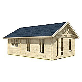 Skan Holz Gartenhaus Toronto 4 (B x T: 500 x 740 cm, Holz, Wandstärke: 70 mm, 28 mm Profilschalung mit Nut & Feder)
