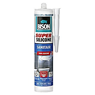 Bison Siliconenkit Super Silicone Sanitair (300 ml, Transparant)