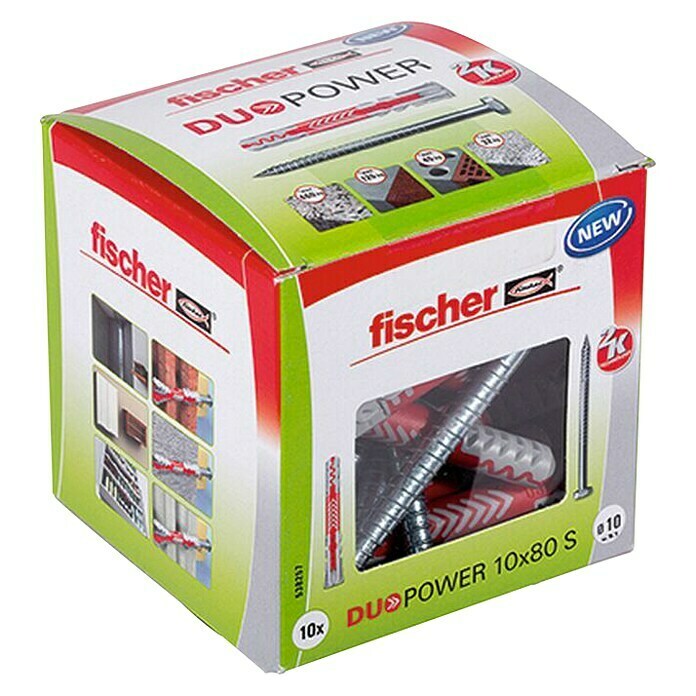 Fischer Duopower Dübel- & Schraubenbox 10x80 S 