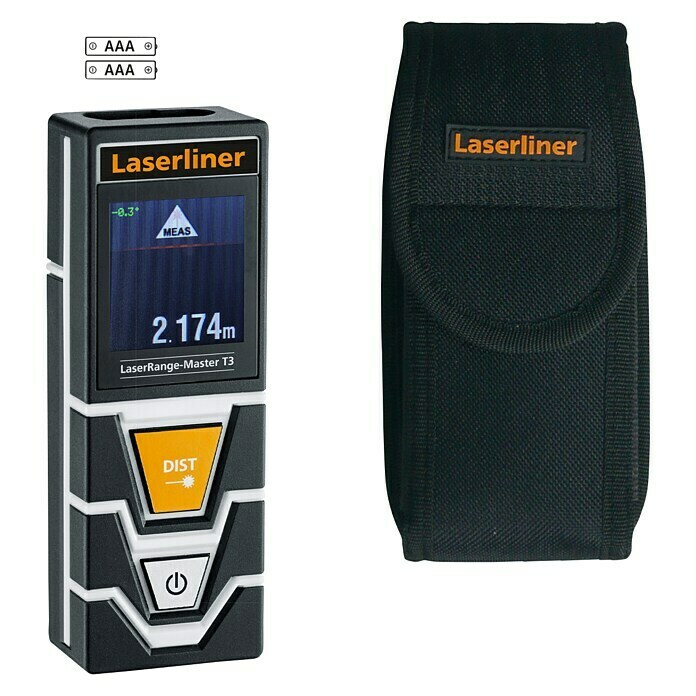 Laserliner Laserentfernungsmesser T3 (Messbereich: 0,2 - 30 m)